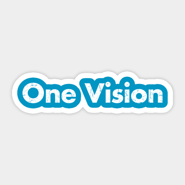 One Vision Sticker by TheAllGoodCompany